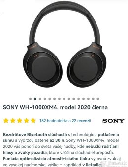 nove bezdrôtové slúchadla Sony - 3