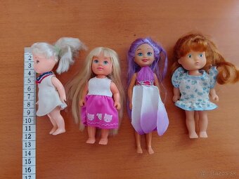 Bábiky Barbie, klasické, látkové aj malé na tortu - 3