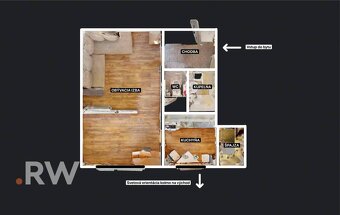 NA PRERÁBKU - VEDĽA OC JUŽANKA - 1 izb. - 35 m2 - Do tichej - 3
