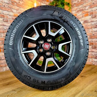 Alu R16 5x118 orig. FIAT DUCATO+ letné pneu 235/65R16C - 3