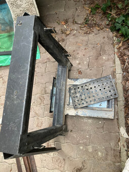 Krbový rám, dvierka, popolník, mriežka - 3