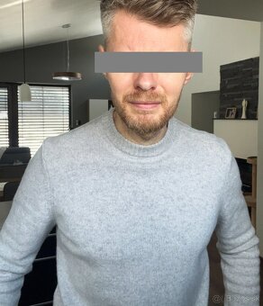 Pánsky sveter Massimo Dutti Wool Cashmere - 3