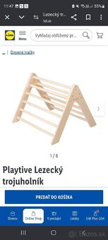 Rebrík s kĺzaciou časťou a trojuholník - 3