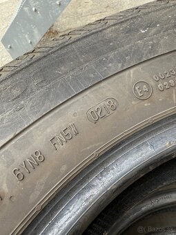 3ks letné pneumatiky 215/75 R16C DOT0218 - 4-5mm - 3
