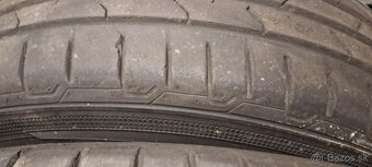 Predám 4ks jazdené letné 195/65r15-91H Hankook - 3