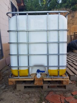 IBC kontajner1000Lplastovanadrz redukcia kubik sud kada bido - 3