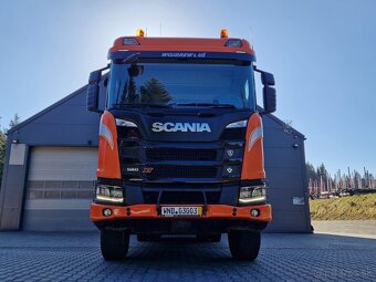 Lesovoz LESOVÚZ Scania V8 R580 do drewna drzewa lasu - 3