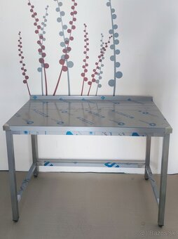 Gastro nerezový stôl, kuchynské pracovné stoly, mäsiarské - 3