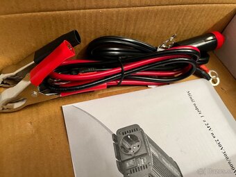 Menič napätia z 12 V na 230 V do auta, karavanu - 3
