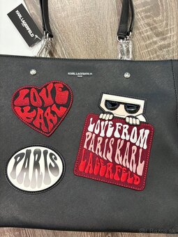 Karl Lagerfeld damska velka kožena kabelka - 3