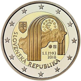 Darčeková sada 7x 2 € mince SR - História, ktorá má hodnotu - 3
