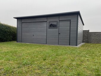 Zateplená plechová garáž 6 x 5,5 m - 3