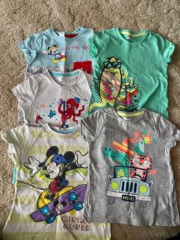 Darujem letné tričká 92/98 - 3