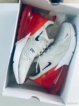 Nike Air Max 270 Red and White - 3