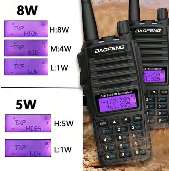 Baofeng UV-82  8W dualband - 3