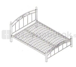 Manželská posteľ 180x200 - 3