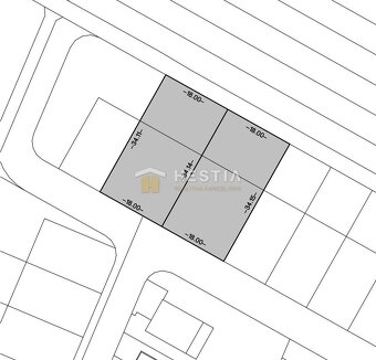 2 stavebné pozemky 614 m2 v novo-vybudovanej lokalite Hlboké - 3
