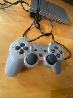 Sony Playstation 2 Satin Silver + Krabica Ps2 herná konzola - 3