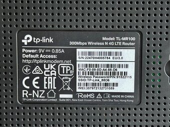 Predám TP-LINK TL-MR100, LTE Modem 4G LTE USB, - 3