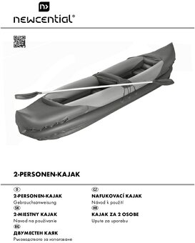 Kajak, kanoe- takmer novy - 3