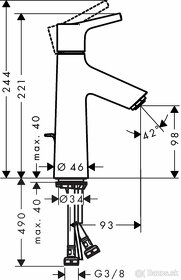 hansgrohe TALIS S 100 72020000 - 3