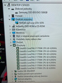 Herne pc I7 7700K - 3