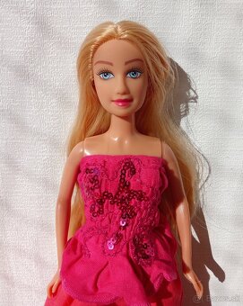 Bábika módna diva blondínka s dlhými vlasmi - 3