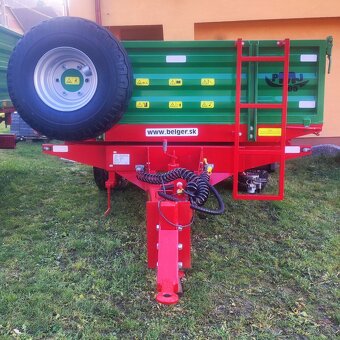 Vlečka, príves za traktor 5-tonový - 3