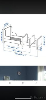 Detská rastúca postel Busunge - 3