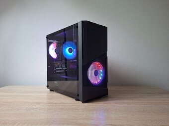 Herný pc Ryzen 5 5500 3,60ghz/NVME/GTX1660SUPER +27LCD 4K - 3