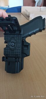 Predám kydexove púzdro otočné na opasok pre Glock 17,19 ... - 3