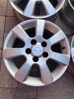 Orig. Hliníkové disky Opel R15 5x110 - 3