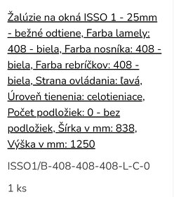 Predám novú celotieniacu žalúziu - 3