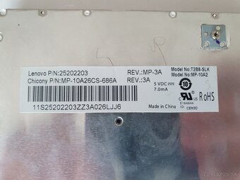 Klavesnica Lenovo Z380 Z480 Z485 G480 G485 - 3