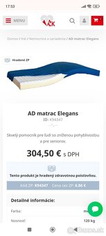 Antidekubitný matrac proti preležaninám - 3