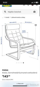 Kreslo Poang - Ikea - 3