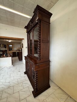 Starožitný lovecký příborník - TOP STAV - 3