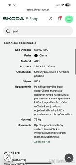 Strešný box + nosiče SUPERB 3 - 3
