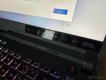 V záruke herný notebook Asus ROG - 3