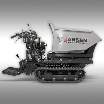 Minidumper JANSEN RD-300pro - výškové vyklápanie - 3