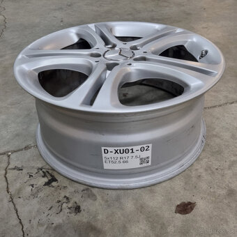 Hliníkové Mercedes disky 5x112 R17 7,5J ET52.5 - 3