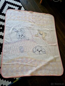 Kvalitna tepla hruba odlahcena spanielska deka 110x135cm - 3