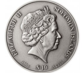 PANTHEON 4-vrstvová strieborná minca 100g Šalamúnove ostrovy - 3