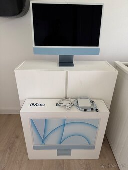 Predám iMac M1 24" 4,5K , 8GB RAM, 256GB SSD, 8CPU/7GPU - 3