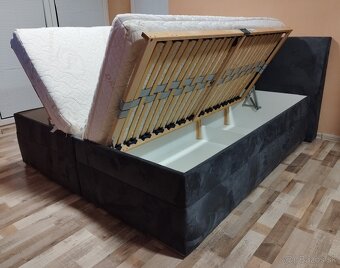 manzelska postel Fines, s matracmi, 180x200x60 cm - 3