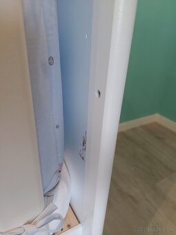 Detská postieľka s uložným priestorom a zábranou - 3