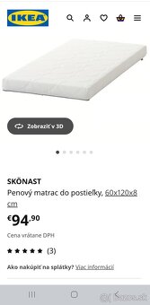 Postieľka s prislusenstvom - 3