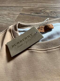 Pánska svetlohnedá mikina Burberry XL - 3