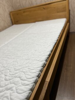 Posteľ z dubového masívu Mirek - 3