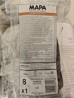 Predám vysokoodolné rukavice KRYTECH MAPA 580 - 3